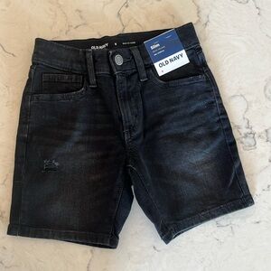 NWT Old Navy Black Denim Shorts - Size 6